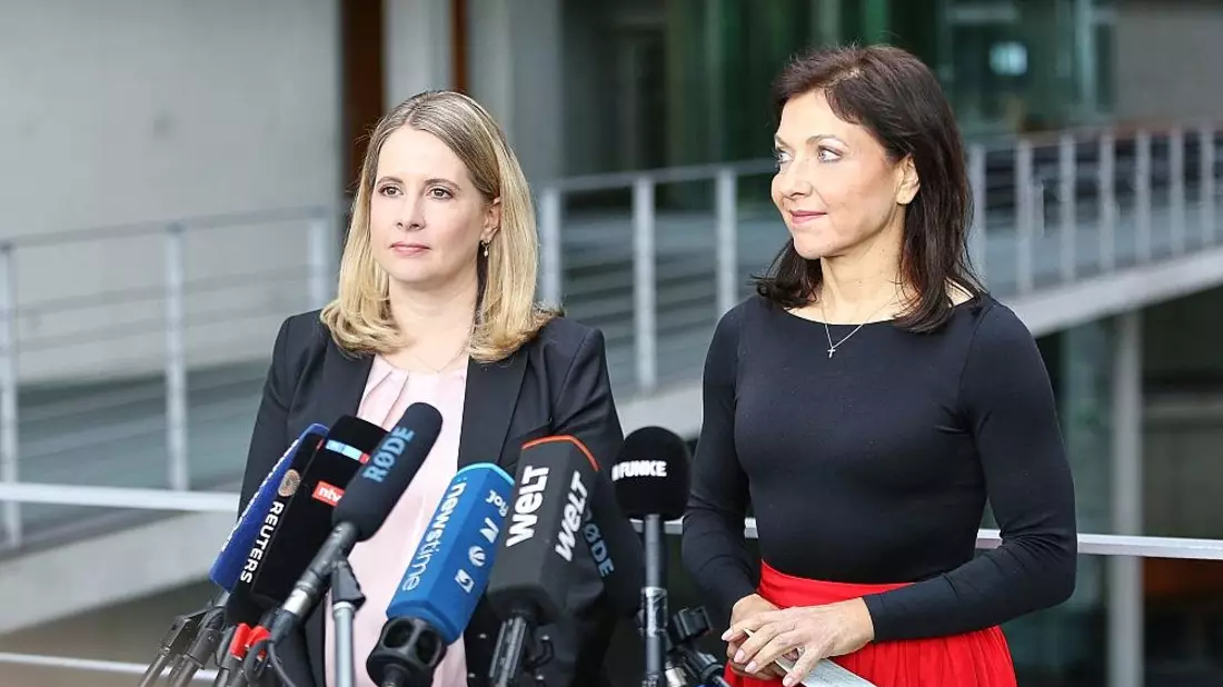 Verena Hubertz und Katherina Reiche am 13.05.2026 - Bild: via dts Nachrichtenagentur