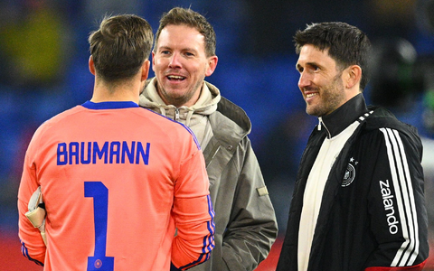 Bundestrainer Julian Nagelsmann setzte zuletzt auf Oliver Baumann. (Archivbild) - Foto: Tom Weller/dpa