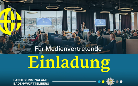 LKA-BW: Einladung für Medienvertretende: Start des Projekts ISF Lumen Expanded zur grenzüberschreitenden Bekämpfung Organisierter Kriminalität - Foto: presseportal.de