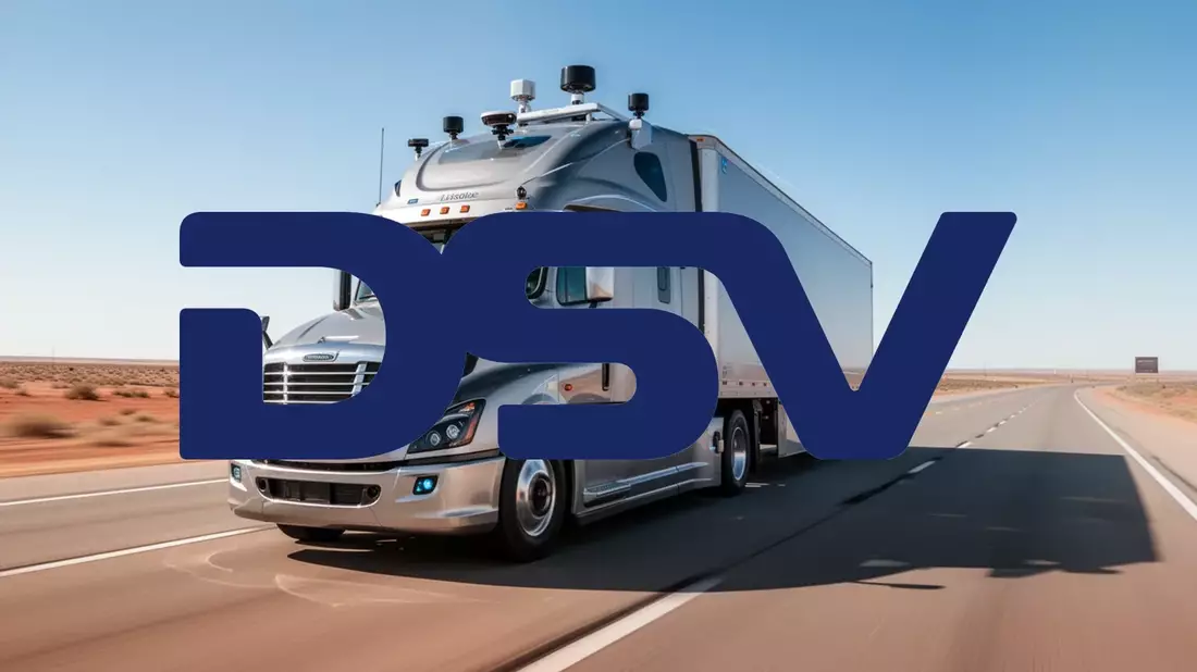 DSV Aktie: Autonomer Lkw seit 13. Mai auf Dallas–Houston - Bild: über boerse-global.de