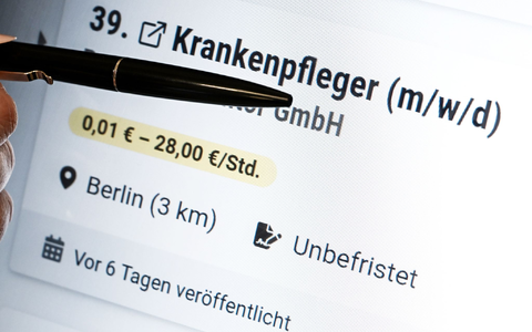 Konkrete Angaben zur Bezahlung fehlen in vielen Stellenanzeigen. (Symbolbild) - Foto: Jens Kalaene/dpa