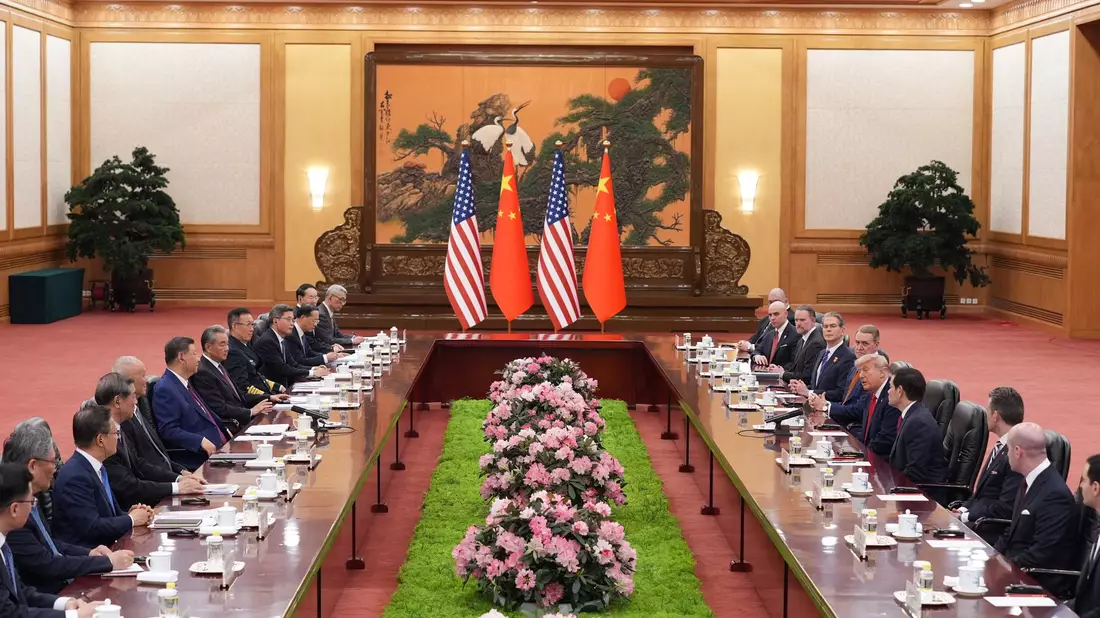 China und die USA stehen in einem erbitterten Handelskonflikt.  - Bild: Mark Schiefelbein/AP/dpa