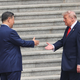 Trump trifft auf Xi.  - Foto: Maxim Shemetov/Pool Reuters/AP/dpa