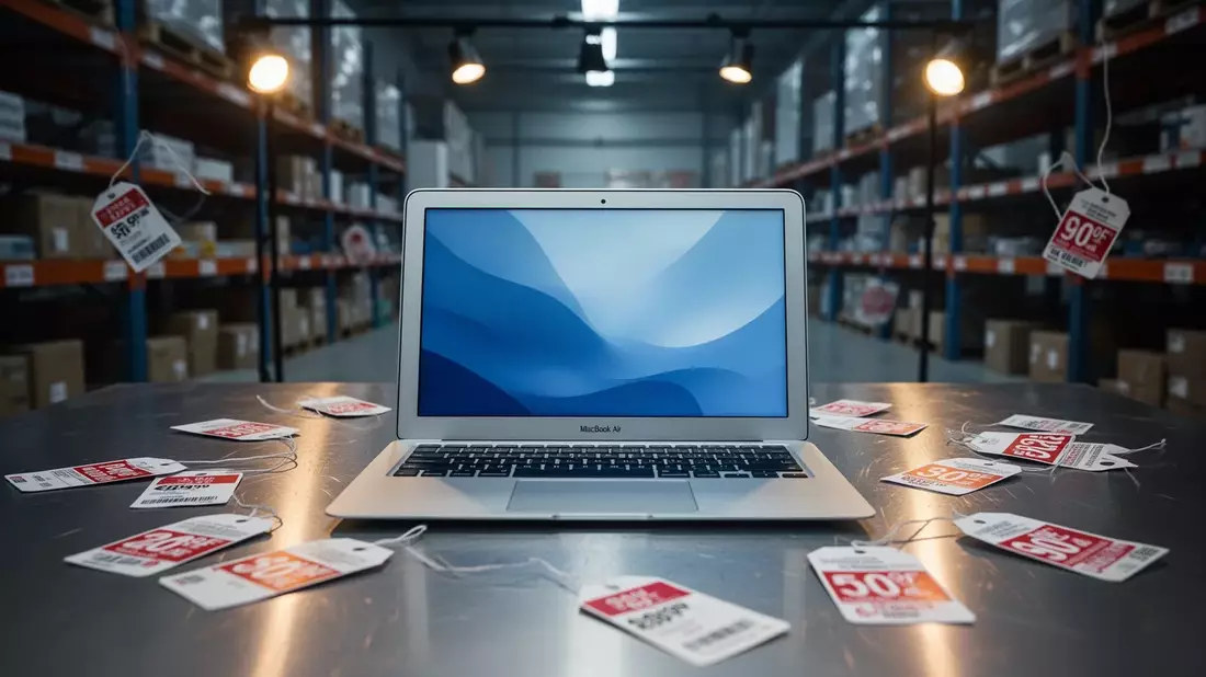 Apple-Rabatte: M5 MacBook Pro und M4 iPad Air zu Rekordpreisen Illustration mit AI erstellt übermittelt durch boerse-global.de