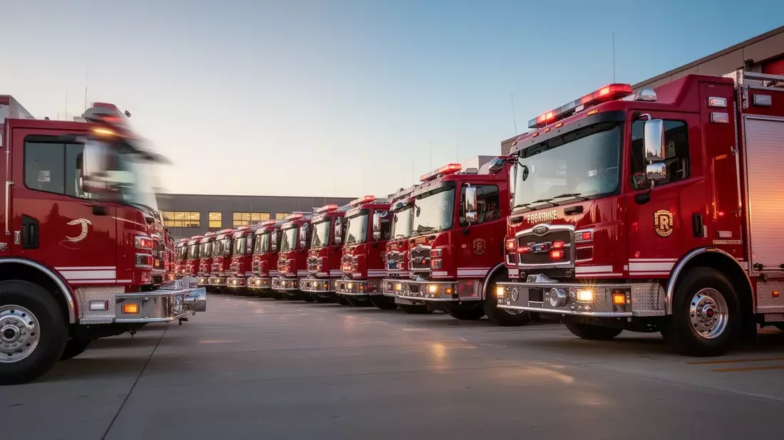 Rosenbauer Aktie: 30 Fahrzeuge für CAL FIRE - Bild: über boerse-global.de