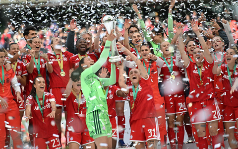 Die Münchnerinnen feiern wieder. - Foto: Fabian Strauch/dpa