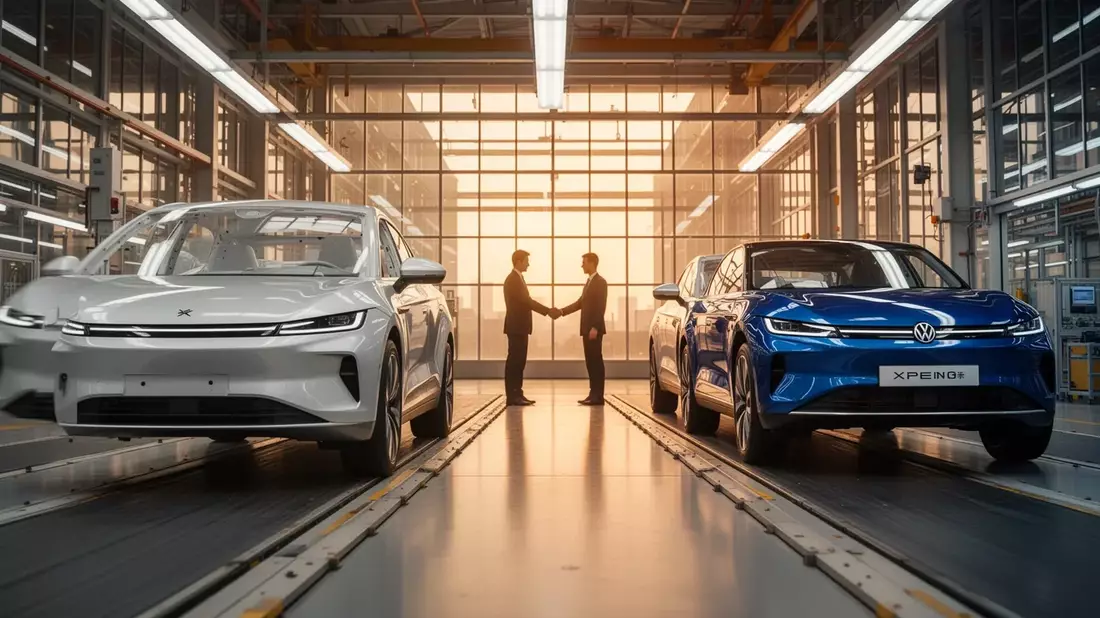 Volkswagen Aktie: Verkauf europäischer Werke an Xpeng geplant - Bild: über boerse-global.de