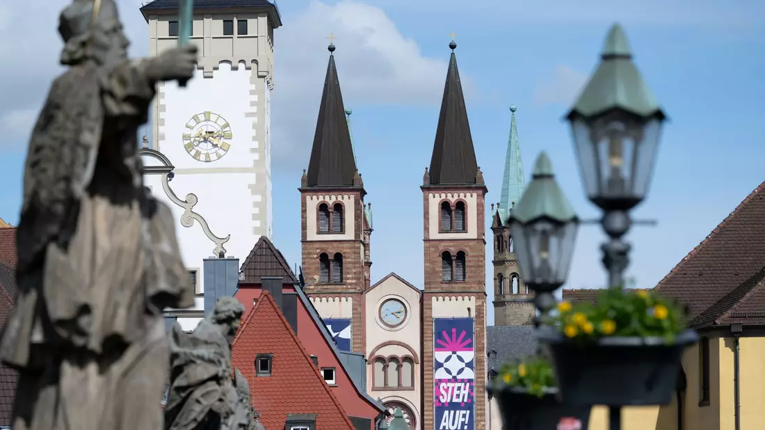 Würzburg ist Gastgeber für den Katholikentag. - Bild: Sven Hoppe/dpa
