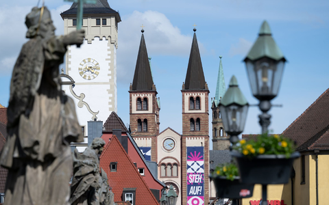 Würzburg ist Gastgeber für den Katholikentag. - Foto: Sven Hoppe/dpa