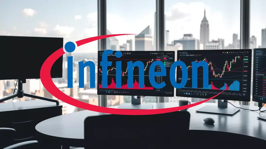 Infineon Extends 2026 Rally to 77% on GaN Patent Victory and AI-Driven Growth Prospects Illustration mit AI erstellt übermittelt durch boerse-global.de