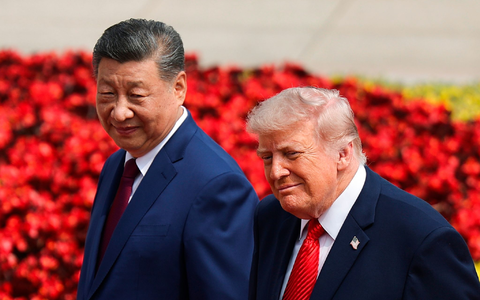 Trump und Xi sind betont freundlich zueinander. - Foto: Maxim Shemetov/Pool Reuters/AP/dpa