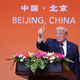 Trump sprach beim Staatsbankett.  - Foto: Mark Schiefelbein/AP/dpa