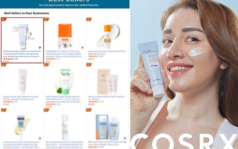 Die „COSRX Ultra-Light Invisible Sunscreen erobert nach ihrem Erfolg in Großbritannien den ersten Platz bei Amazon Deutschland und treibt damit den K-Beauty-Boom in ganz Europa voran - Foto: presseportal.de