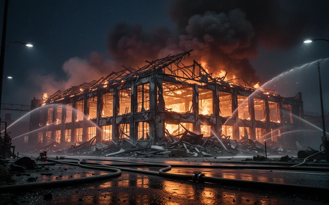 Großbrand in Rabenau: Historische Möbelfabrik Ernst Wolf vollständig zerstört - Foto: über boerse-global.de