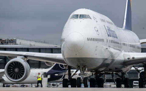 Weniger Passagiere und Fracht: Lufthansa-Streiks treffen Flughafen Frankfurt. (Archivbild) - Foto: Boris Roessler/dpa