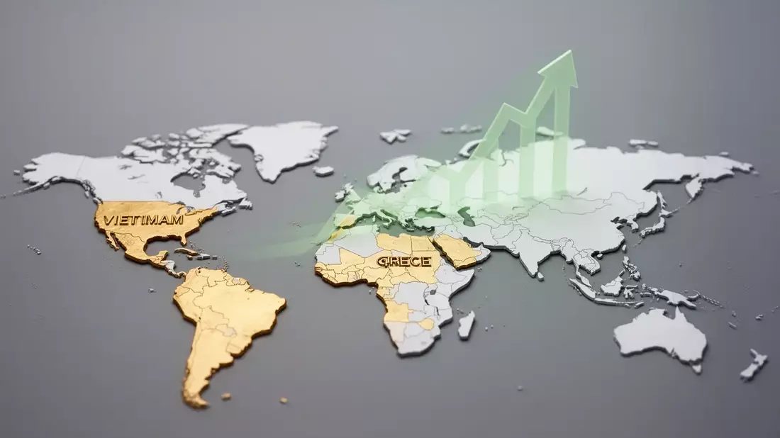 Vanguard FTSE All-World: Vietnam und Griechenland ab 21. September - Bild: über boerse-global.de
