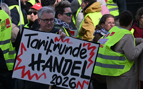 Verdi startet bundesweit Warnstreiks im Handel.  - Foto: Federico Gambarini/dpa