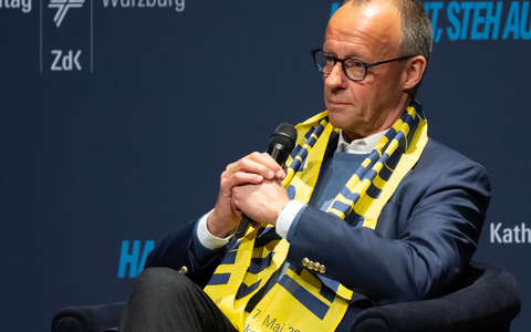 Friedrich Merz (CDU) räumt ein, dass die schwarz-rote Koalition aus seiner Sicht weniger streiten könnte. - Foto: Sven Hoppe/dpa