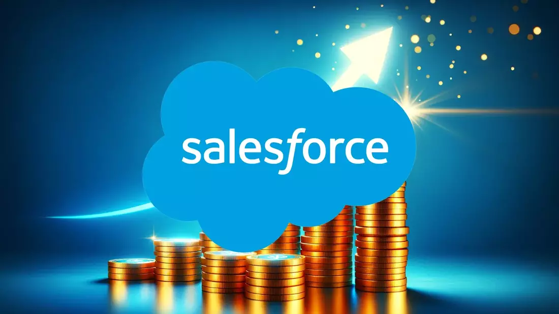 Salesforce: entre el récord de caja libre y el miedo a que la IA canibalice las licencias Illustration mit AI erstellt übermittelt durch boerse-global.de