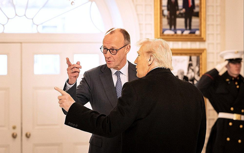 Friedrich Merz und Donald Trump (Archiv) - Foto: Bergmann, Guido/BPA via dts Nachrichtenagentur