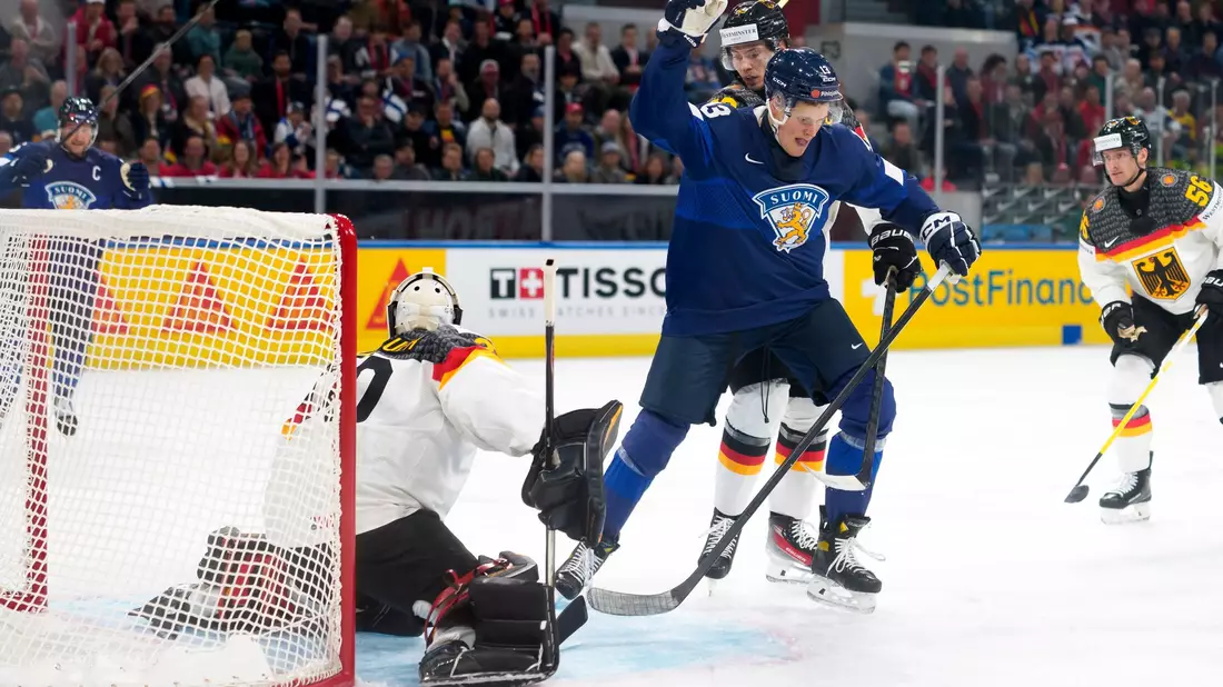 Finnland war zum WM-Auftakt für das deutsche Team zu abgezockt - Bild: Claudio Thoma/KEYSTONE/dpa