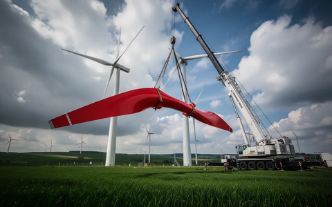 Vestas: Rote Rotorblätter seit 15. Mai im Test - Foto: über boerse-global.de