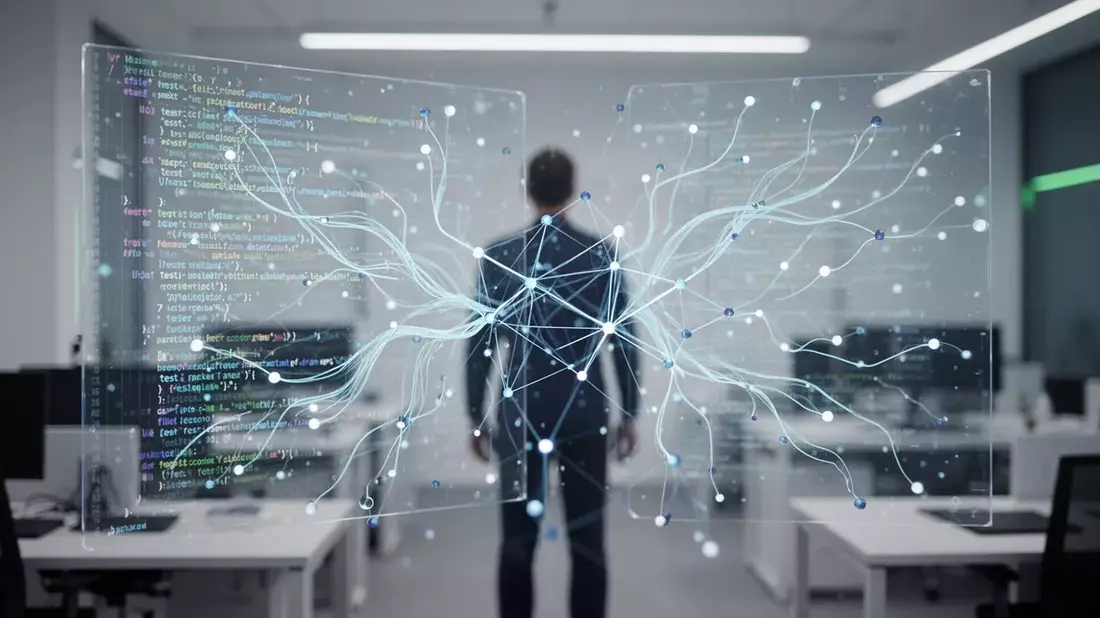 KI-Testing löst das Qualitäts-Paradoxon in agilen Teams Illustration mit AI erstellt übermittelt durch boerse-global.de