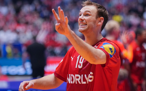 Dänemarks Mathias Gidsel von den Füchsen Berlin gilt als bester Handballer der Welt. (Archivbild) - Foto: Soeren Stache/dpa