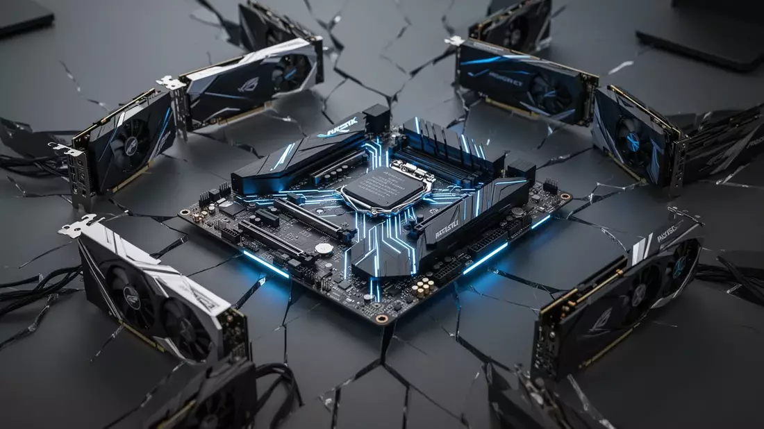 Hardware-Markt im Umbruch: Mainboard-Verkäufe brechen ein, KI-Boom treibt Spezial-Hardware - Bild: über boerse-global.de
