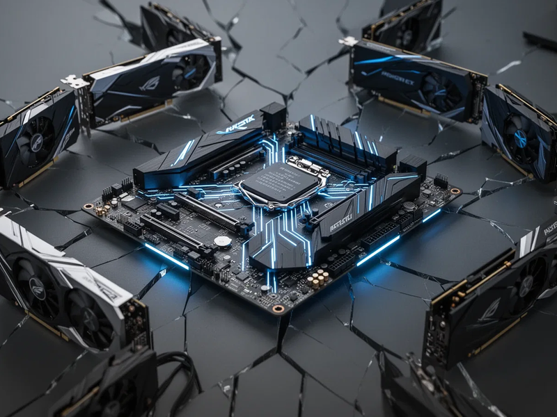 Hardware-Markt im Umbruch: Mainboard-Verkäufe brechen ein, KI-Boom treibt Spezial-Hardware - Foto: über boerse-global.de