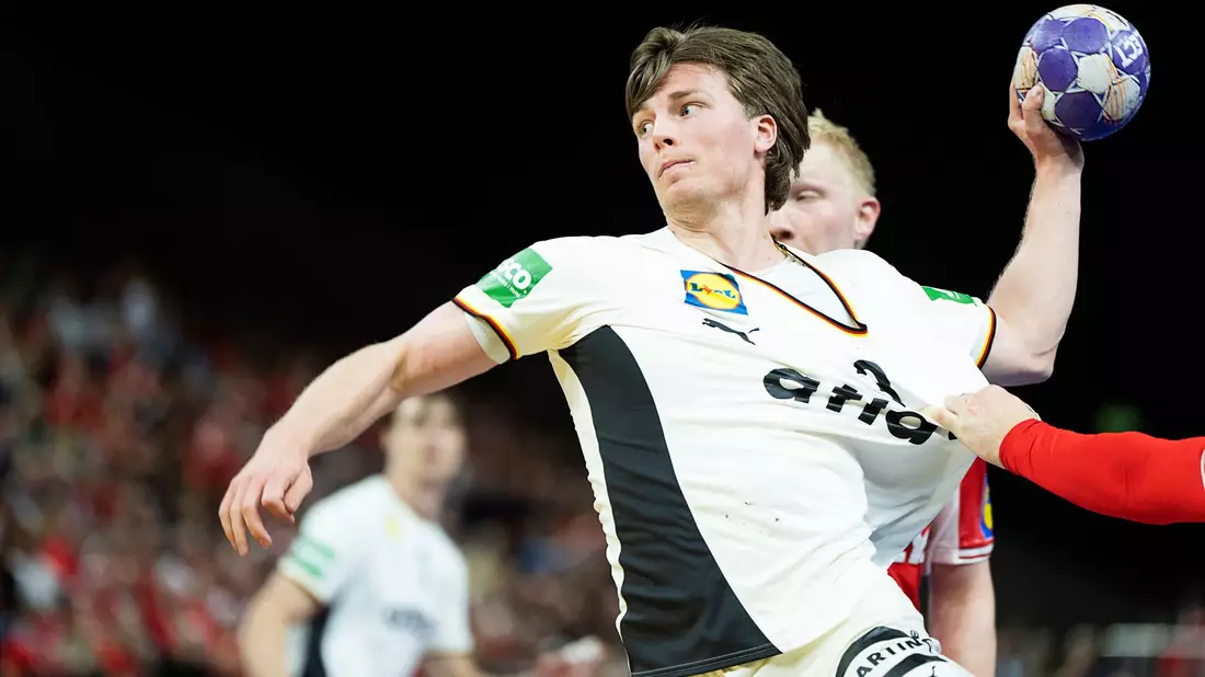 Gehörte zu den besten Spielern im DHB-Team: Nils Lichtlein. - Bild: Claus Bech/Ritzau Scanpix Foto/AP/dpa