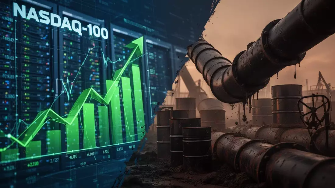 NASDAQ 100: Ölpreise bremsen Tech-Rally - Bild: über boerse-global.de