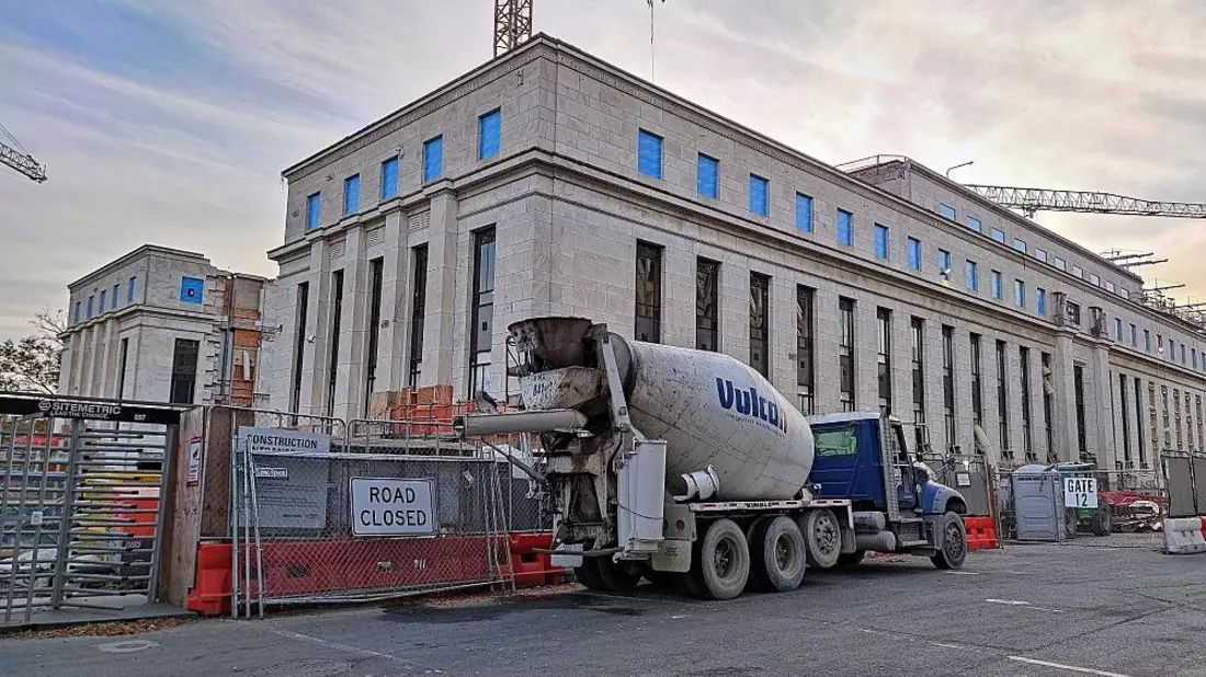 Baustelle am Sitz der Federal Reserve - Bild: via dts Nachrichtenagentur