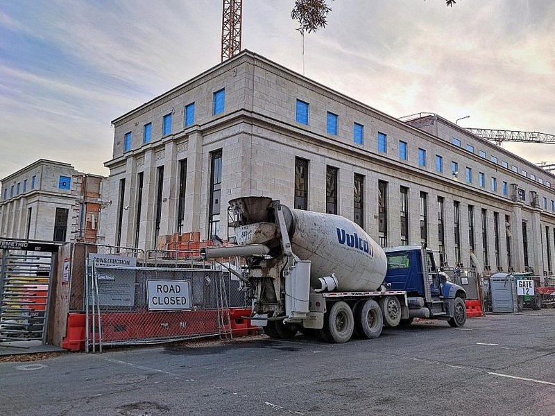 Baustelle am Sitz der Federal Reserve - Foto: via dts Nachrichtenagentur