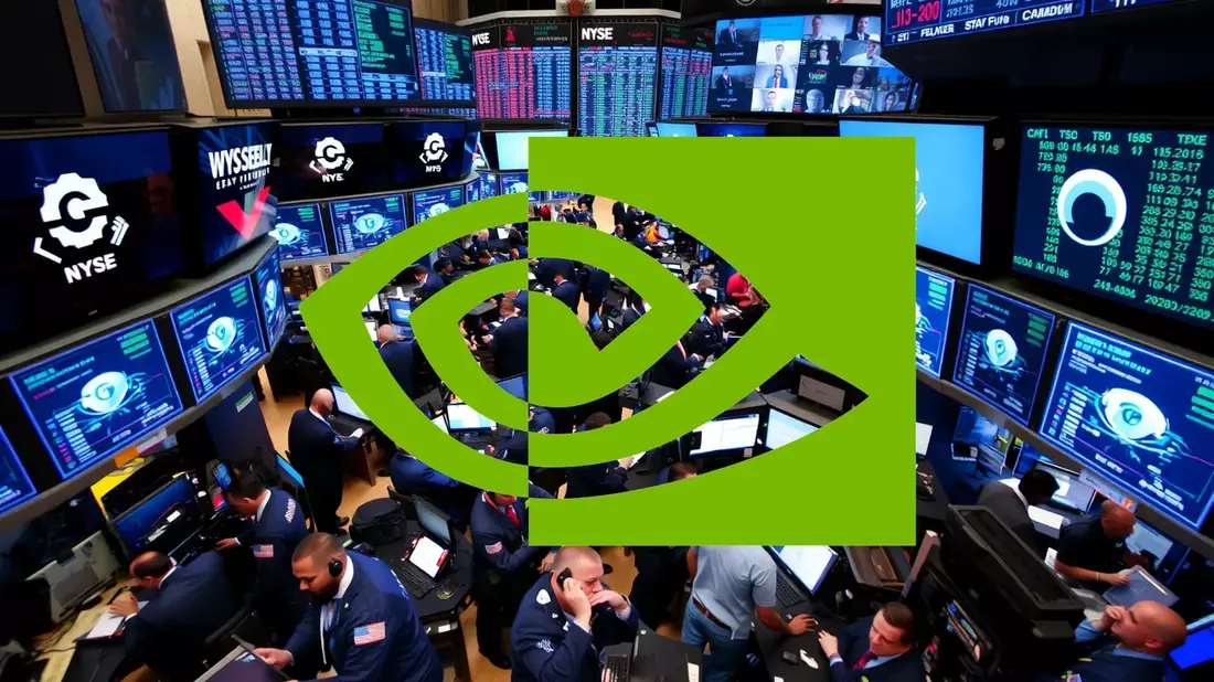Nvidia: el auge de la nube choca con el muro chino a las puertas de los resultados Illustration mit AI erstellt übermittelt durch boerse-global.de