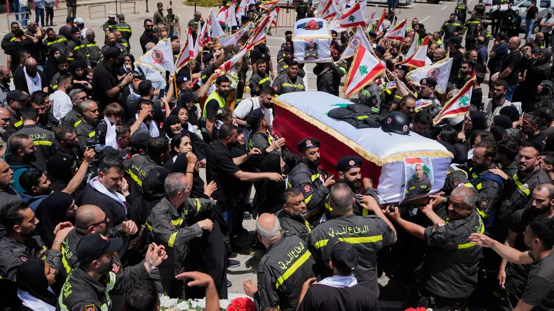 Bei israelischen Angriffen im Libanon kommen immer wieder auch Zivilisten ums Leben.  - Bild: Mohammed Zaatari/AP/dpa