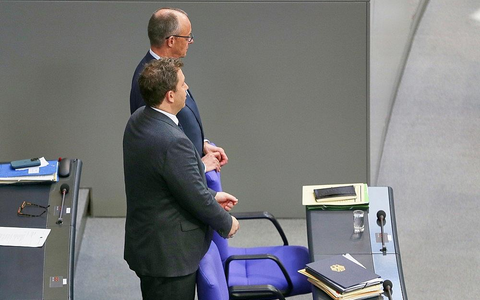 Lars Klingbeil und Friedrich Merz (Archiv) - Foto: via dts Nachrichtenagentur