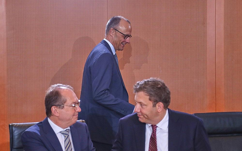 Alexander Dobrindt, Friedrich Merz und Lars Klingbeil (Archiv) - Foto: via dts Nachrichtenagentur