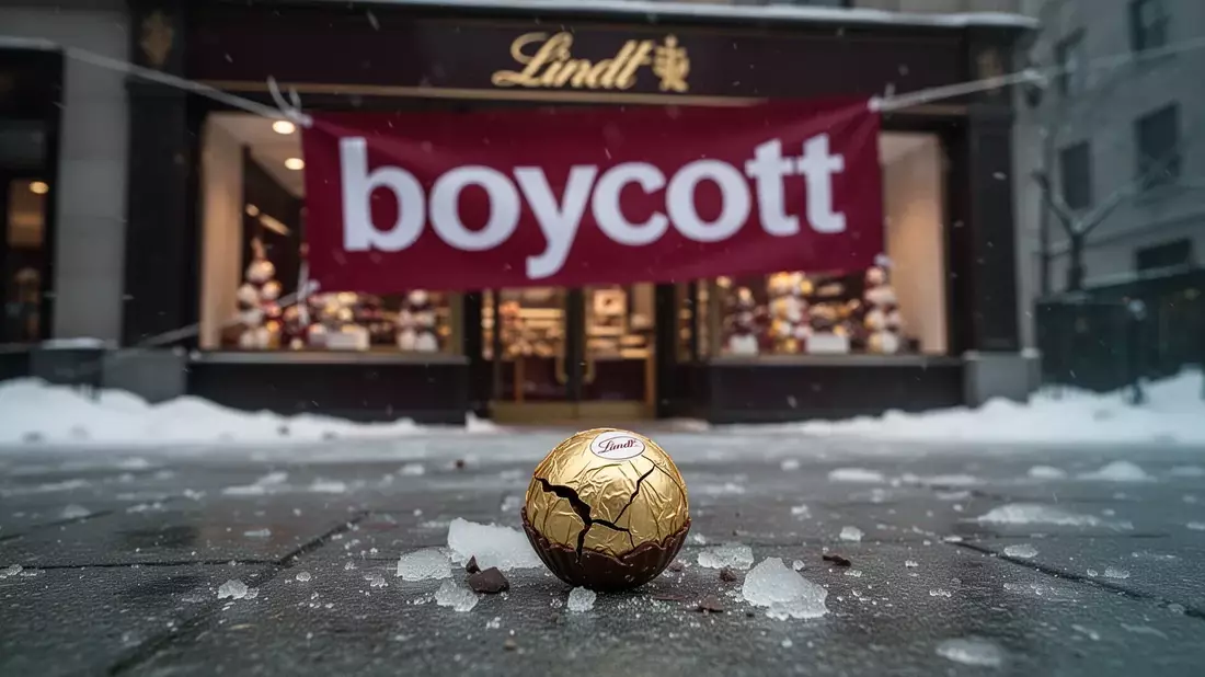 Lindt & Sprüngli Aktie: Handel droht Weihnachts-Boykott - Bild: über boerse-global.de