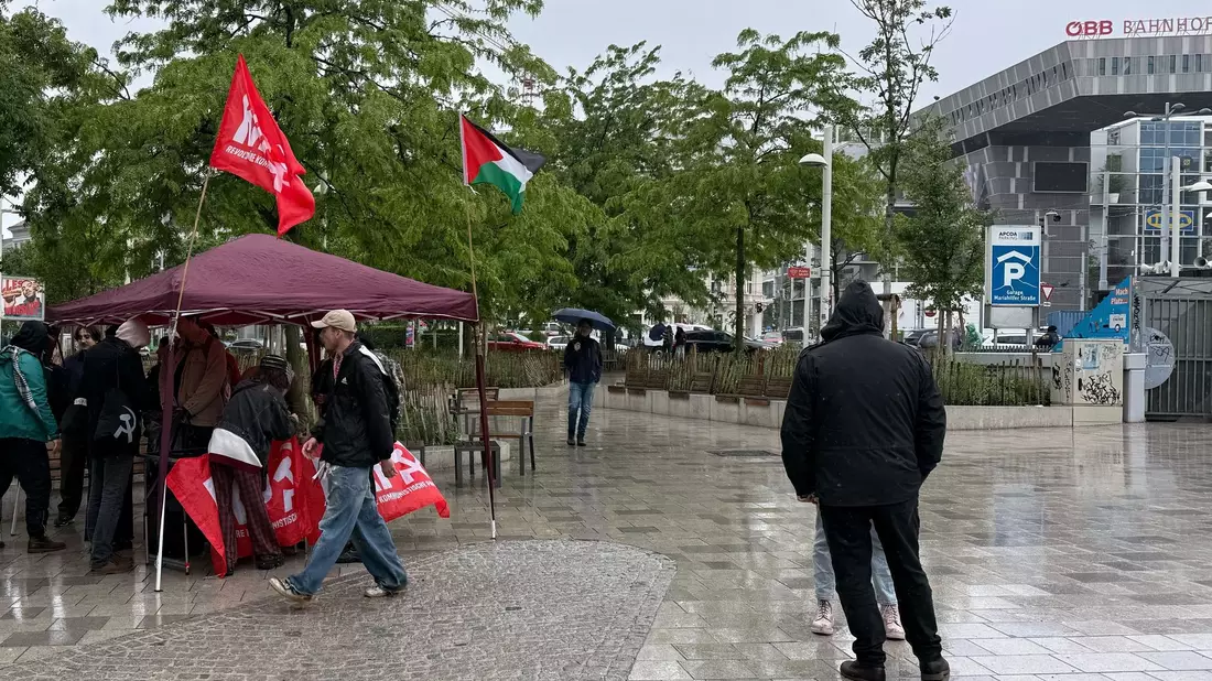 Wie groß werden die Demos im regnerischen und kalten Wien? - Bild: Britta Schultejans/dpa