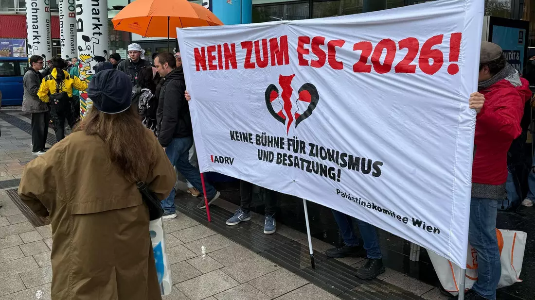 In Wie gab es eine Demonstration. - Bild: Britta Schultejans/dpa