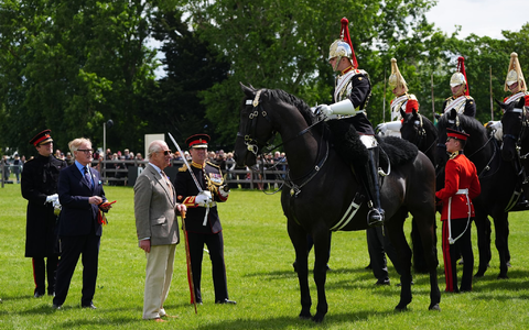 König Charles III. bei der Royal Windsor Horse Show. - Foto: Aaron Chown/PA Wire/dpa