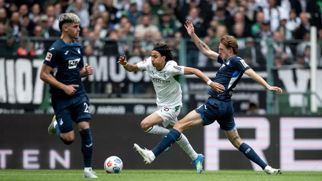 Hoffenheim unterlag Borussia Mönchengladbach. - Bild: Fabian Strauch/dpa