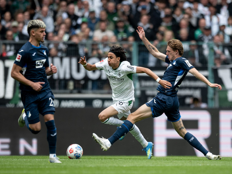 Hoffenheim unterlag Borussia Mönchengladbach. - Foto: Fabian Strauch/dpa