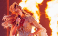 Delta Goodrem aus Australien mit dem Titel «Eclipse» gehört zu den Favoriten (Archivbild von der Probe). - Foto: Jens Büttner/dpa