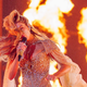 Delta Goodrem aus Australien mit dem Titel «Eclipse» gehört zu den Favoriten (Archivbild von der Probe). - Foto: Jens Büttner/dpa