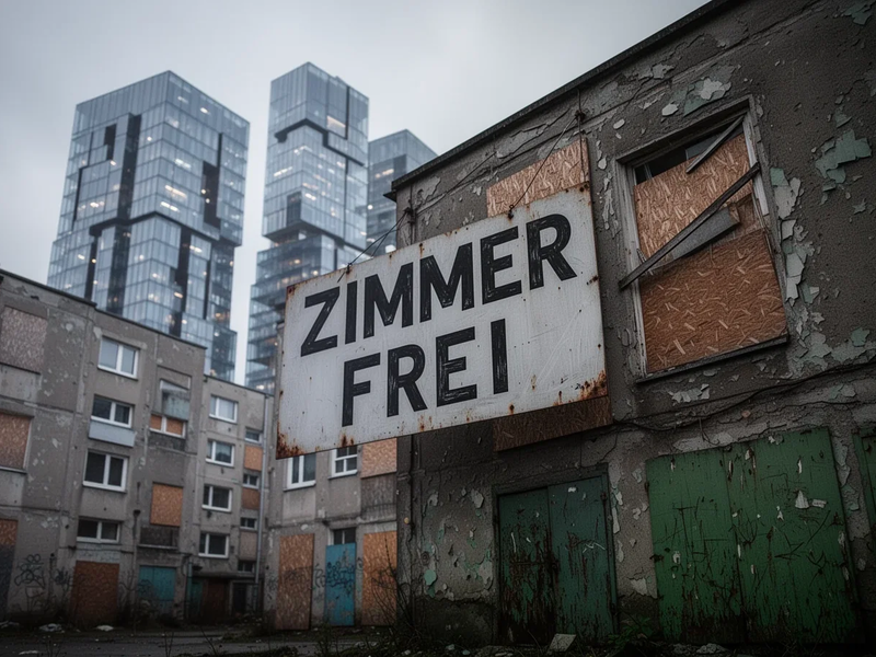 Deutsche Wohnungsmarkt-Krise: Millionen Leerstand, aber nirgendwo bezahlbare Wohnungen - Foto: über boerse-global.de