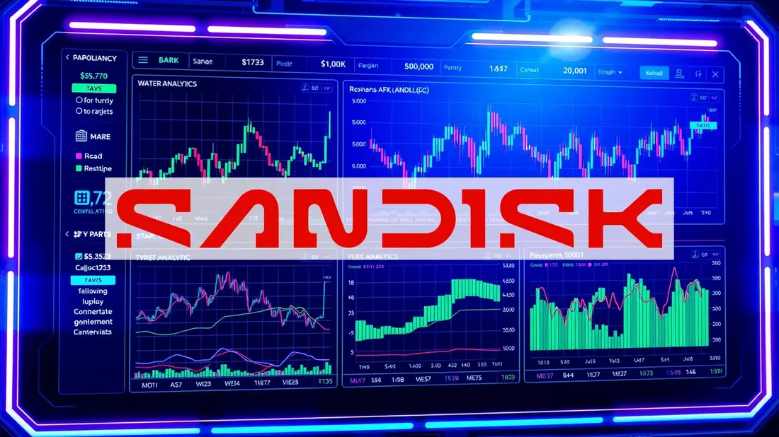 SanDisk Bets on High Bandwidth Flash to Bridge AI’s Memory Gap as $42 Billion Backlog Fuels a Frenzied Rally Illustration mit AI erstellt übermittelt durch boerse-global.de