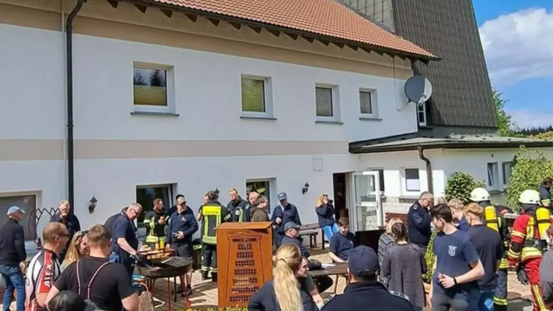 FW-OE: 6. R-W-T Firefighter Stairs Climb / Rhein-Weser Turm, Oberhundem - Bild: presseportal.de