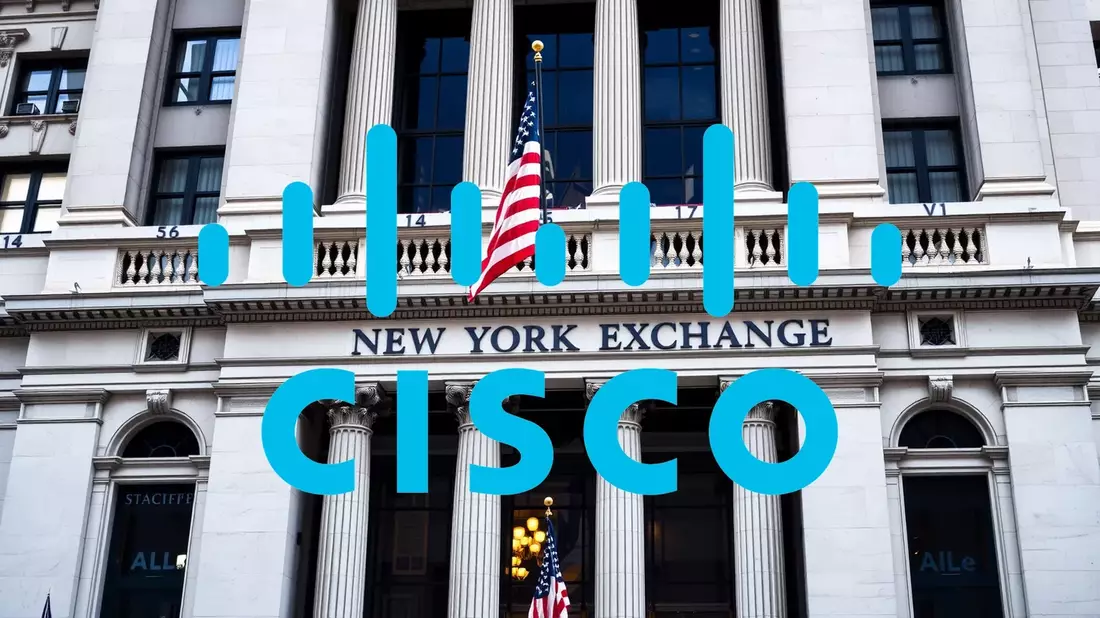 Cisco alcanza máximos de la era dotcom con 1.900 millones en pedidos de IA y un ambicioso plan de reestructuración Illustration mit AI erstellt übermittelt durch boerse-global.de